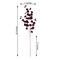 2 Pack 42" Burgundy Silk Carnation Flower Sprays Artificial Long Stem Wedding Party Floral Decor